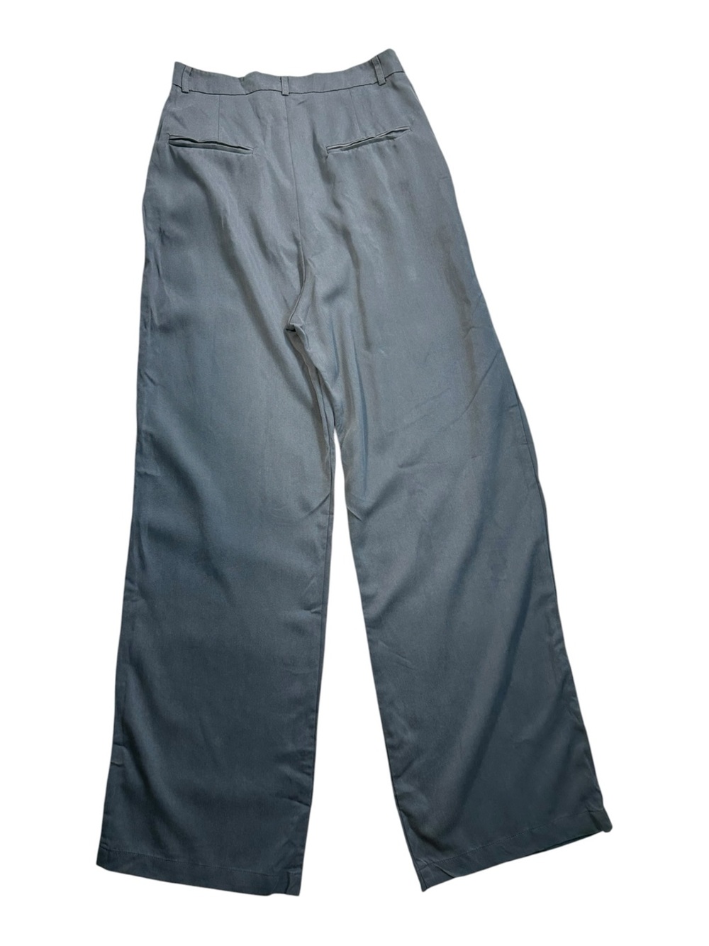 Reformation Mason Pant Charcoal Gray Wide Leg Trousers Size 8 - Picture 2 of 9